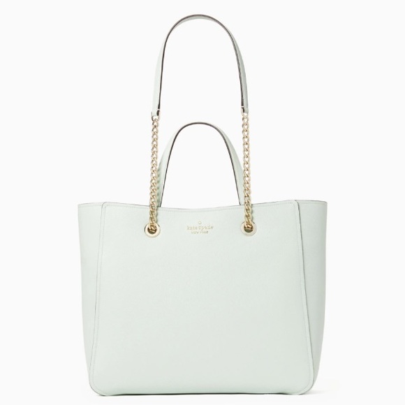 ♠️Kate Spade Infinite Pebbled Leather Large Tote Bag, Crystal